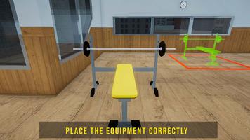 Gym Fitness Workout Game Sim capture d'écran 2