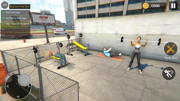 Gym Building Business Game 3D Cartaz