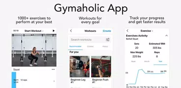 Gymaholic: Fitness & Workouts