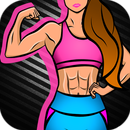 手臂锻炼和腹肌锻炼：女士锻炼 APK