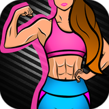 腕のトレーニングと腹筋ワークアウト：女性のワークアウト