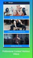 Gym Workout - Best Fitness Exercises capture d'écran 1