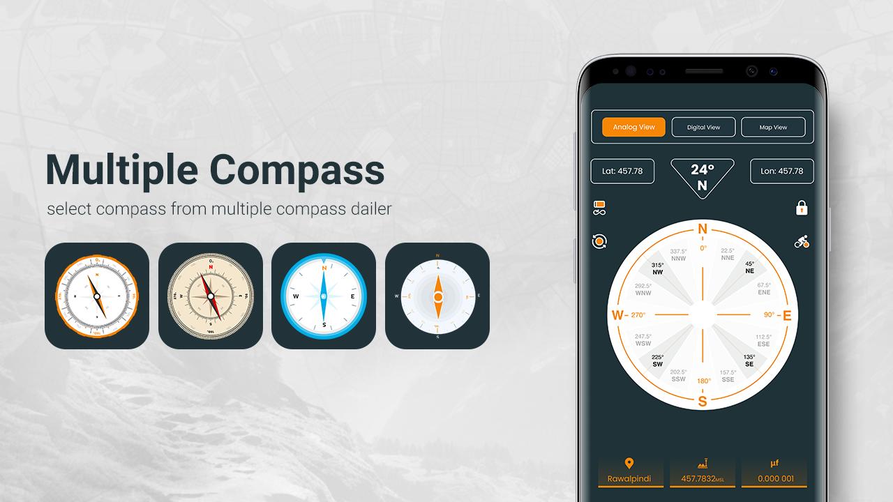 Скачать Компас,карты и направления APK для Android - Последняя Версия