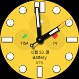 GYA009: Analog watchface APK