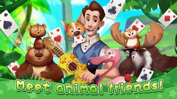 Solitaire Zoo - Tripeaks 3D تصوير الشاشة 3