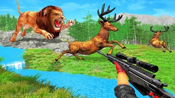 Deer Hunting Wild Hunter Games पोस्टर