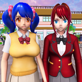 Real Girls School Simulator icône