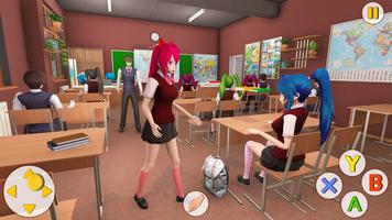 Real Girls School Simulator captura de pantalla 3