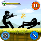 Stick Man: Shooting Game icône