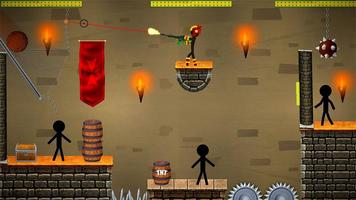 Stick Man: Shooting Game Affiche