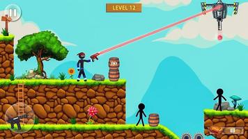Stick Man: Shooting Game Ekran Görüntüsü 1