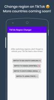 TikTok Region Changer پوسٹر