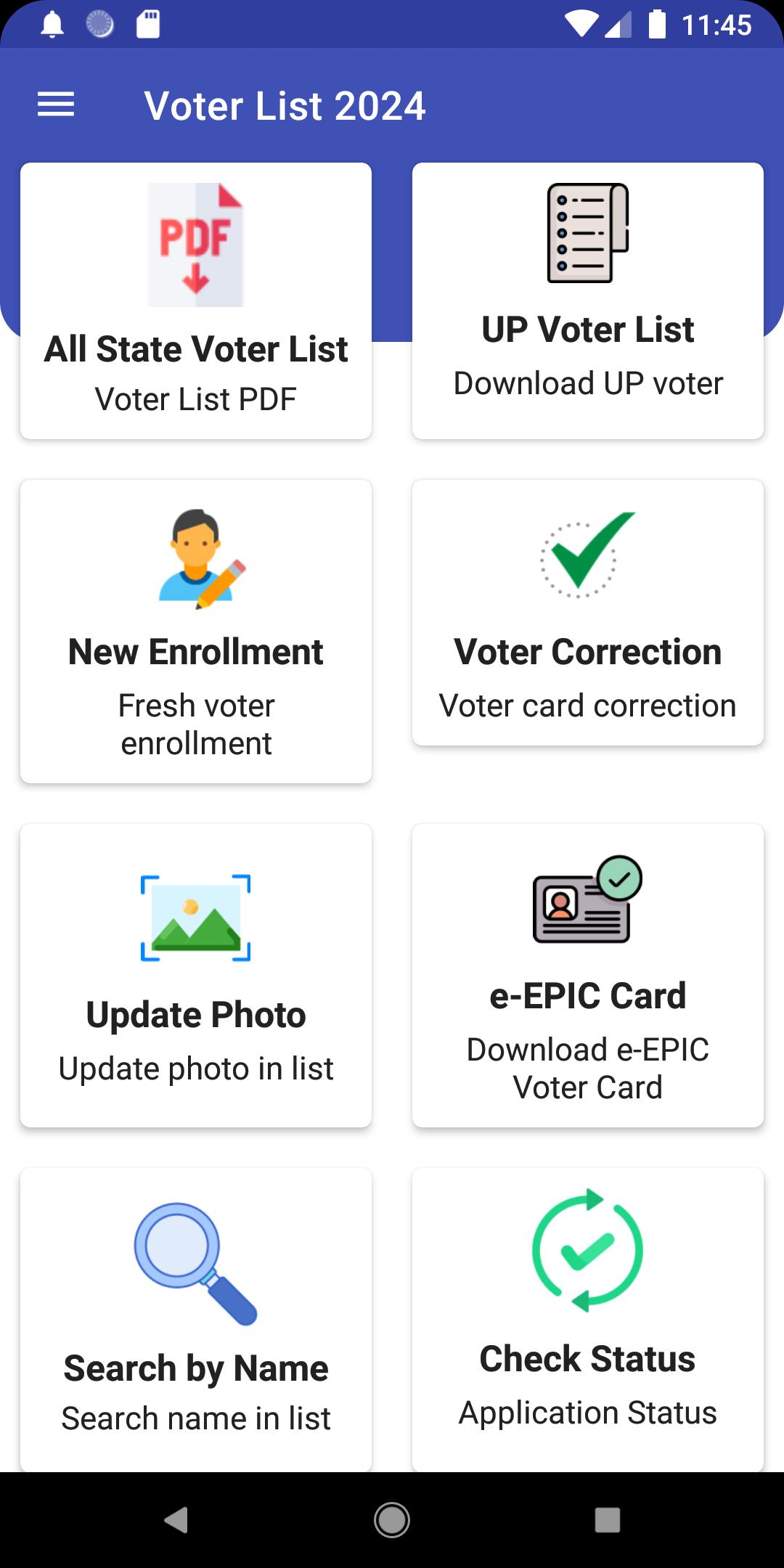 Voter List 2024 Download list Android के लिए APK डाउनलोड करें