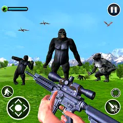 Скачать Monster Gorilla Hunter – Sniper Shooting Game APK