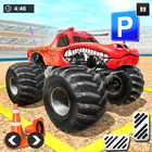 Real Monster Truck Games: Free Car Parking Games icône