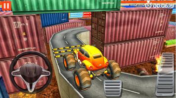 Real Monster Truck Games: Free Car Parking Games capture d'écran 2