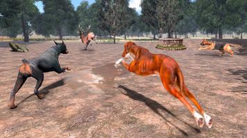 Dog Simulator : Wild Dog Games ảnh chụp màn hình 1