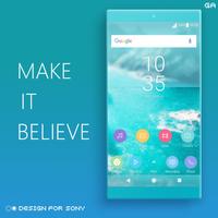 COLOR™ Theme | Lollipop Cyan 🎨Design For XPERIA screenshot 2