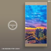 COLOR™ Theme |L Indigo -XPERIA Poster
