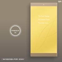 COLOR™ Theme | Yellow XPERIA 海报
