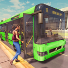 City Coach Bus Driving 3d Game biểu tượng