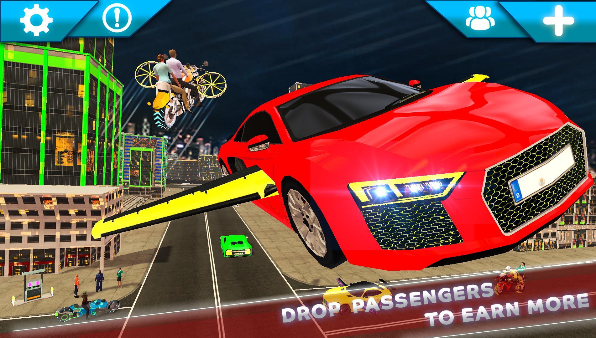Electric Flying Car Bike Smart Future City For Android Apk