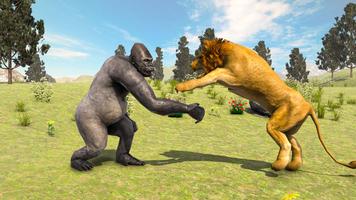 Angry Wild Gorilla Animal Game capture d'écran 2