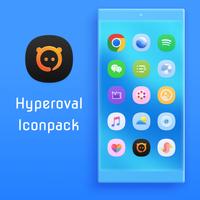 HYPEROVAL STONE - Icon Pack Affiche