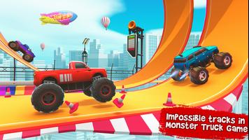 Top Monster Truck Stunts: Off Road Car Racing Game imagem de tela 2