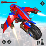 Light Bike Flying Stunts icon