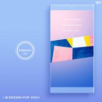 LITTLE™ XPERIA Theme | BLUE পোস্টার