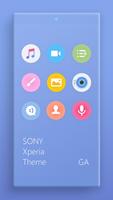 LITTLE™ XPERIA Theme | BLUE স্ক্রিনশট 1