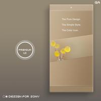 LITTLE™ XPERIA Theme | Brown Affiche