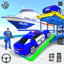 Grand Police Transporter Truck : Police Car Games APK
