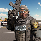 Virtual Police Officer Crime icon