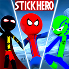 Super Stickman Rope Hero Fight icône