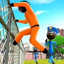Police gangster Chase: Stickman Prison Escape Game APK