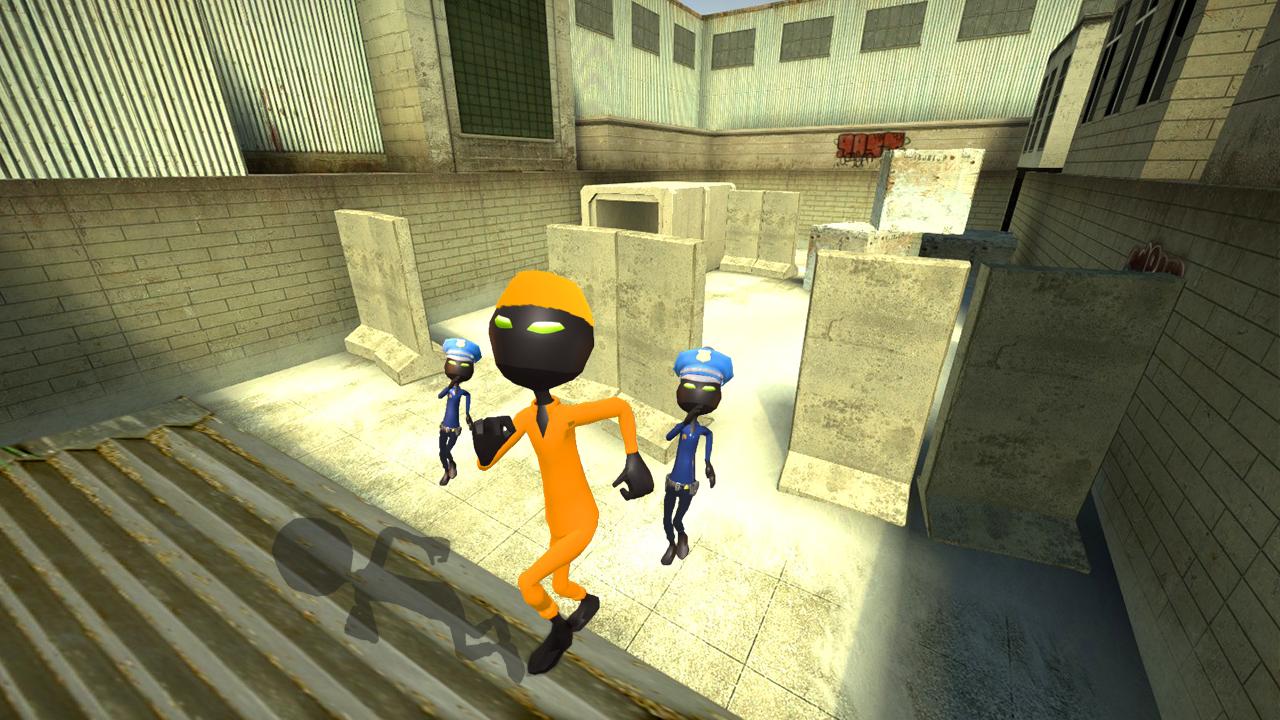 Stickman Games - Jailbreak 4 Warriors Fight's to Escape Prison 