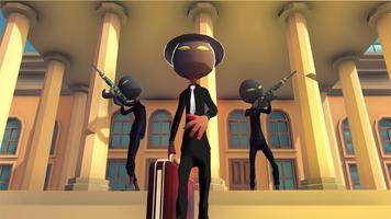 Stickman Hero Mafia Crime: Gangster Fighting Game Affiche