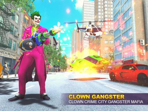 Clown Crime City Mafia: Bank Robbery Game 截图 4