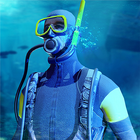 Scuba الغوص محاكاة حياة 3D أيقونة