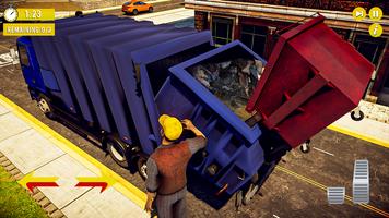 Trash Garbage Truck Simulator- Truck Driver Games captura de pantalla 3