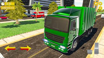 Trash Garbage Truck Simulator- Truck Driver Games โปสเตอร์