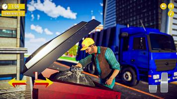 Trash Garbage Truck Simulator- Truck Driver Games captura de pantalla 2