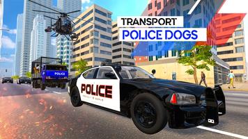 US Police Dog Transport: Multi Affiche
