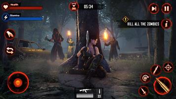 Zombie Gun War Survival Games Poster
