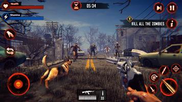 Zombie Gun War Survival Games captura de pantalla 2