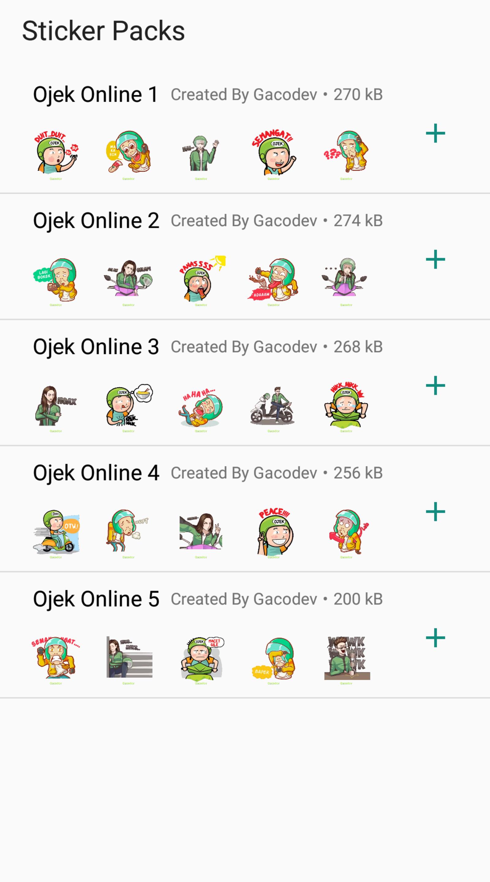 Sticker Wa Ojek Online For Android Apk Download