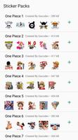 Sticker Wa One Piiecce ポスター