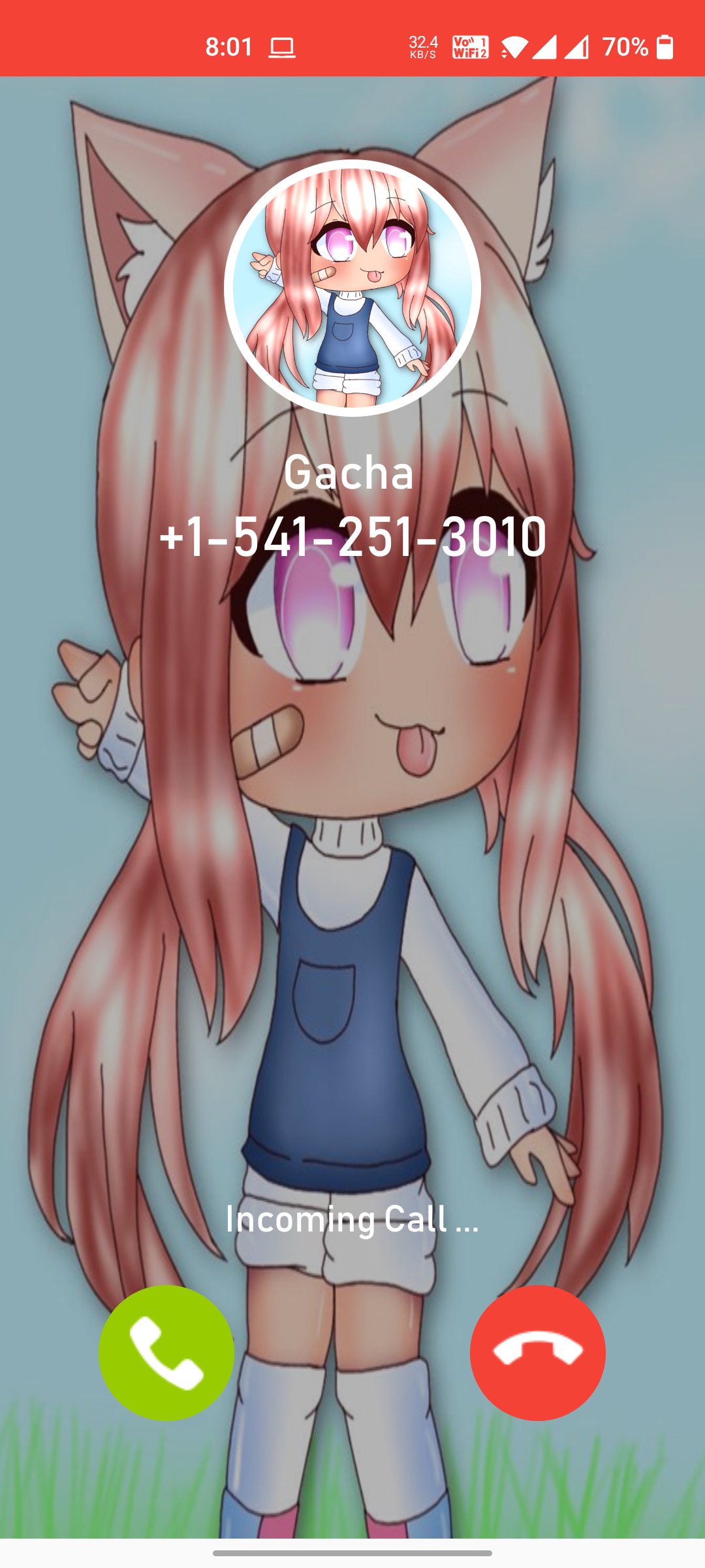 Gacha Life 4 Fake Video Call APK per Android Download